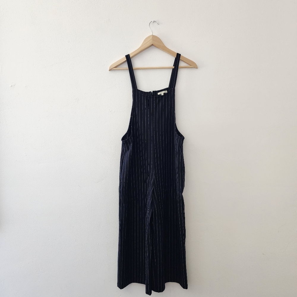 Bleuh Ciel | NWT Dark Blue Pinstripe Jumpsuit